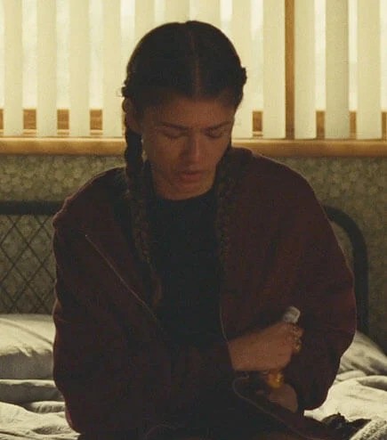 Where to get Rues comfy red Hoodie (S2 E7)