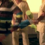 Beige Solid Trousers